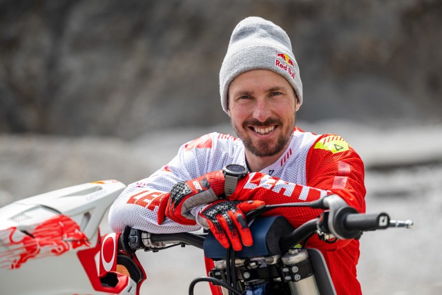 Marcel Hirscher of Austria seen during a trainings session in Werfen, Austria on April 27, 2023.