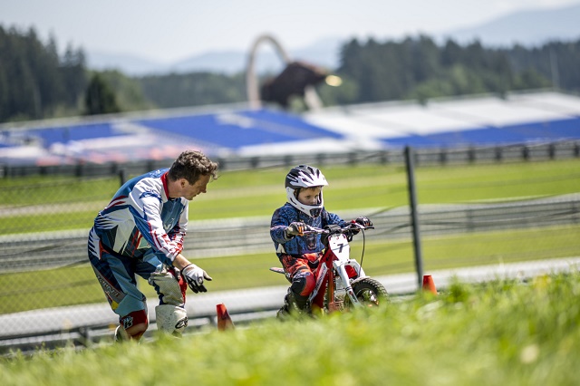 Kids seen during the Go With Your Pro Kids at the Red Bull RIng in Spielberg, Austria on Augus 08, 2020.