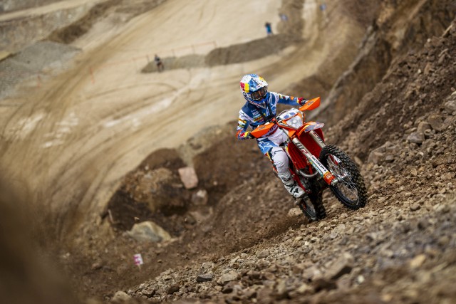 Josep Garcia performs during the Red Bull Erzbergrodeo in Eisenerz, Austria on May 31, 2024. // Joerg Mitter / Red Bull Content Pool // SI202405310477 // Usage for editorial use only // 