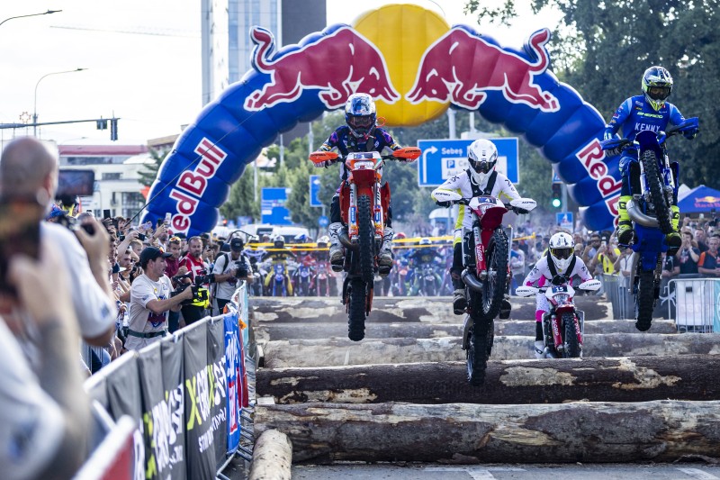 Competitor seen during the prolog of Red Bull Romaniacs in Sibiu, Romania on July 28, 2026.