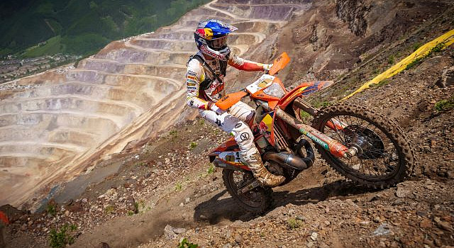 Manuel Lettenbichler performs during the Red Bull Erzbergrodeo 2025 in Eisenerz, Austria on June 1, 2025 // Philip Platzer / Red Bull Content Pool // SI202506010458 // Usage for editorial use only //